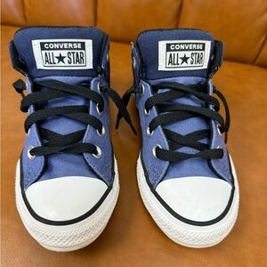 Converse Kids Navy High-Top Sneakers
